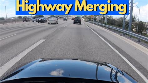 Are you merging correctly on the highway?